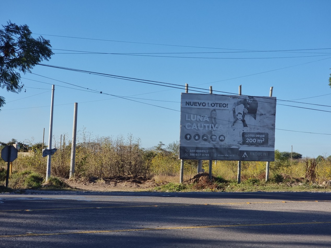 VENDO TERRENO EL CARMEN A METROS DE LA RN N°9  