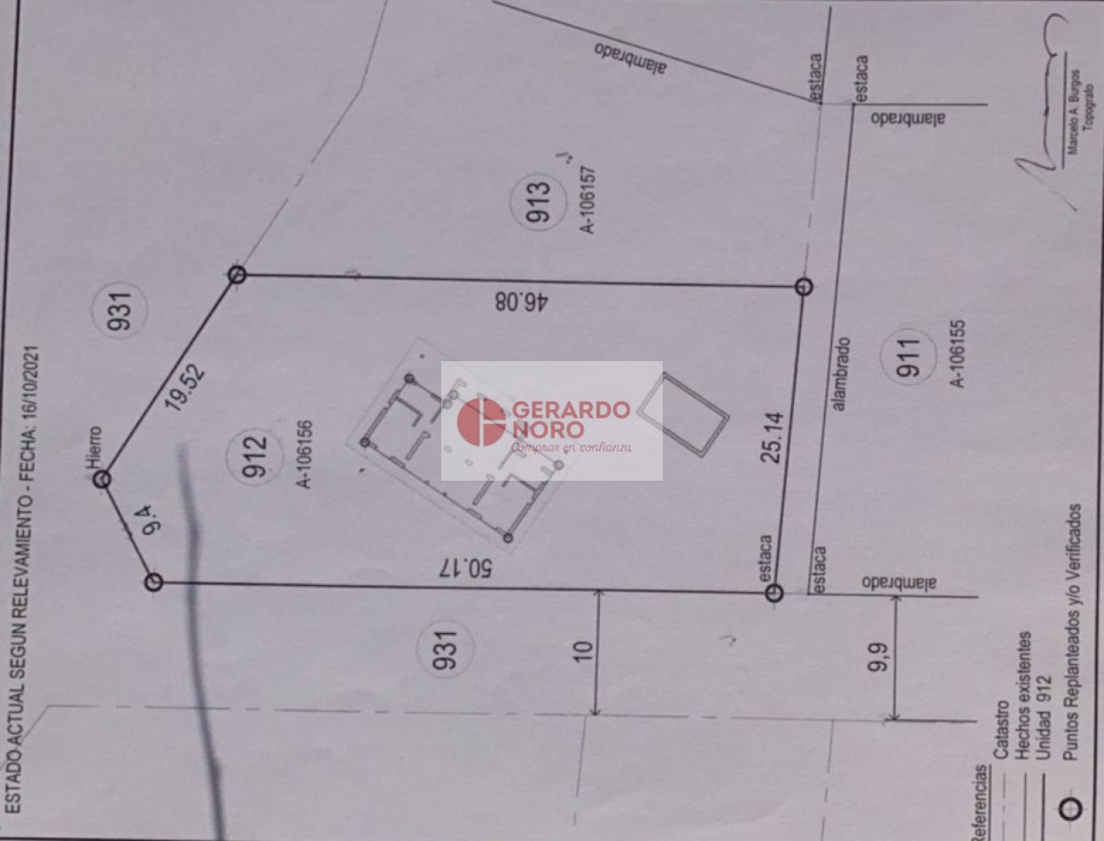 TERRENO EN VENTA EN FINCA  CARENZO - LOZANO