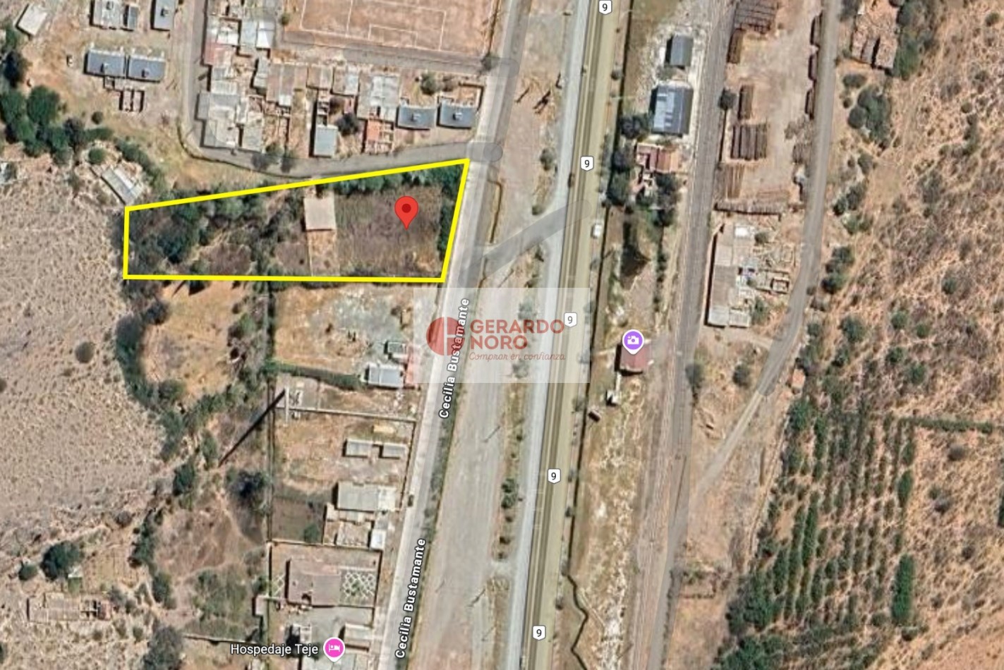 TERRENOS EN VENTA EN TUMBAYA FRENTE A LA ESTACION DEL FERROCARRIL SOBRE LA COLECTORA