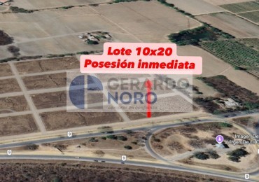 VENDO TERRENO EL CARMEN A METROS DE LA RN N°9  